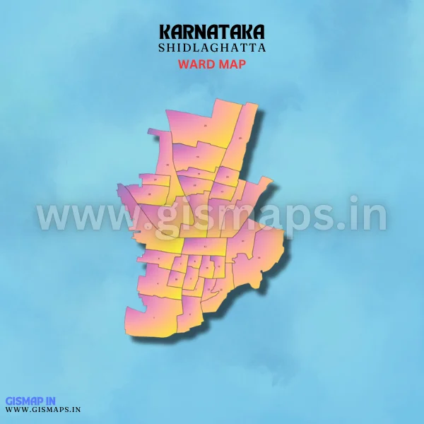 Shidlaghatta Ward Map (Karnataka)